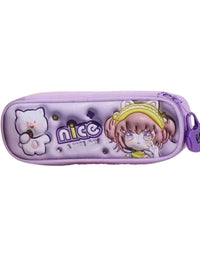Nice 3D Doll Pencil Box For Girls
