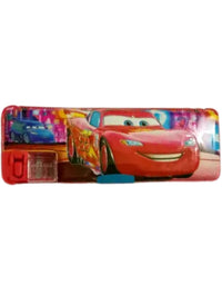 Double Sided Magnetic Pencil Box With Sharpener For Kids

