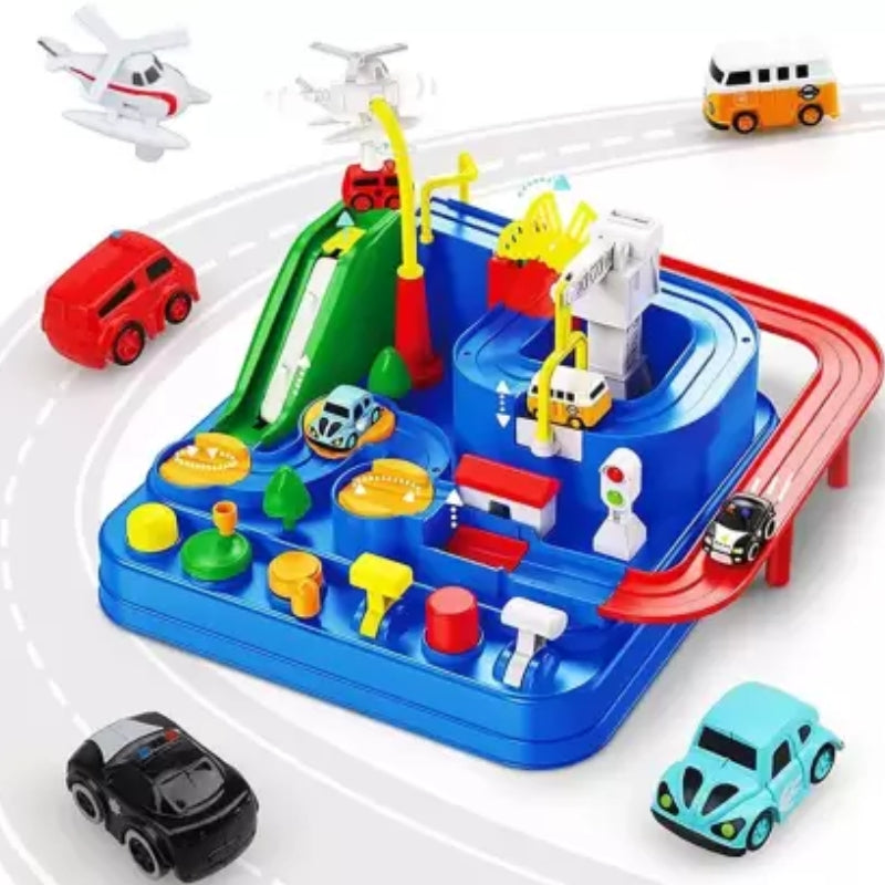 Car Racing Track Playset Toy For Kids