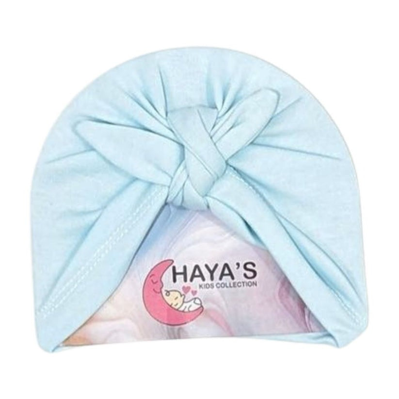 Plain Baby Turban Caps For Kids