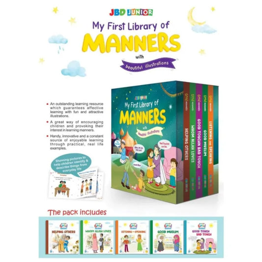 My First Library: Fun & Engaging Manners Learning Books for Kids