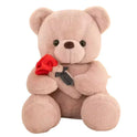 Adorable And Cute Plushie Bear With Roses & Bow