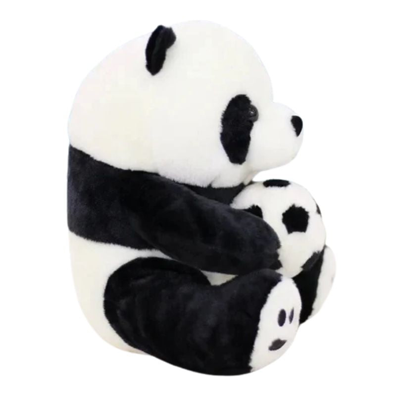 Cute Stuffed Lovely Panda Holding Football Plushie