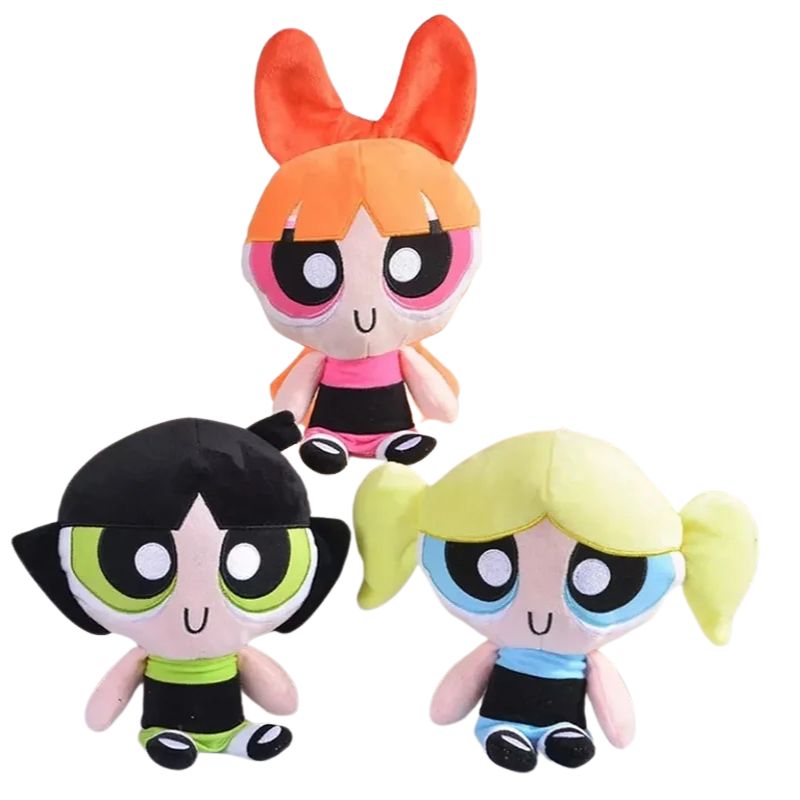 Cute Cartoon Anime Power Puff Girls Plushie Stuff Toy