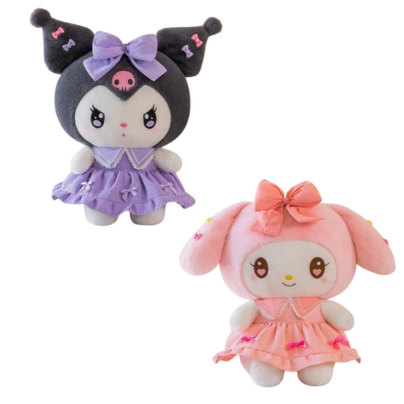 Cute Cartoon Anime Kuromi Doll Stuff Toy Plushie