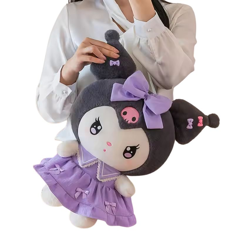 Cute Cartoon Anime Kuromi Doll Stuff Toy Plushie