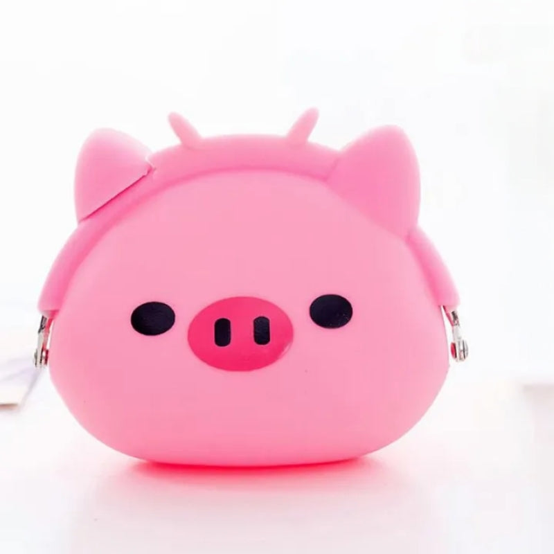 Cute Animal Silicone Coin Purse - Fun & Durable Storage for Kids (Assorted)