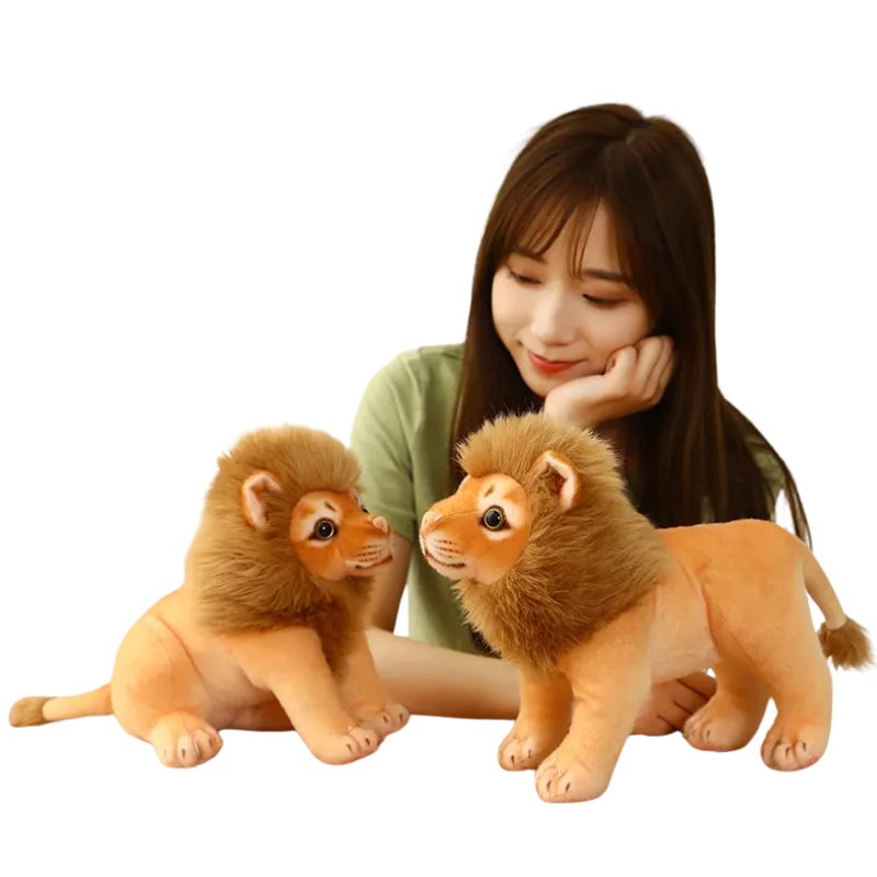 Cute Stuffed Soft Wild Animal Lion Plushie