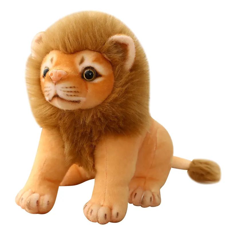 Cute Stuffed Soft Wild Animal Lion Plushie