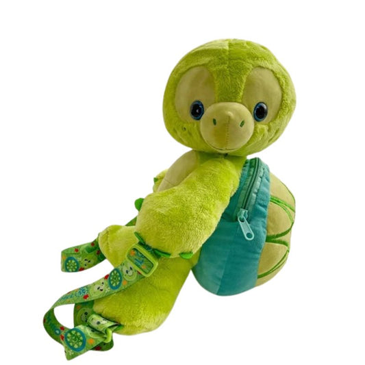 Carry Cuteness With Turtle Plushie Backpack