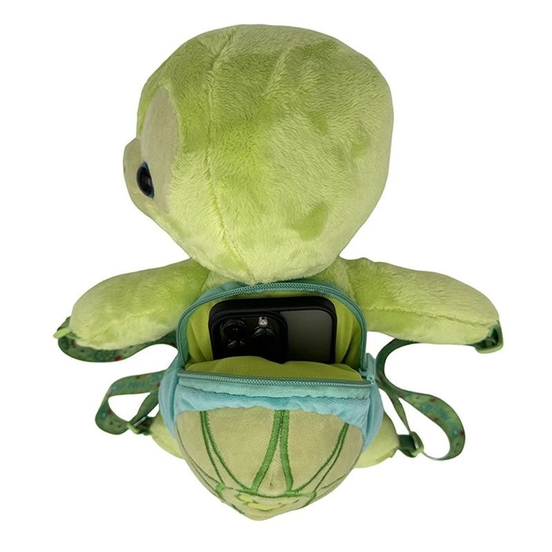 Carry Cuteness With Turtle Plushie Backpack