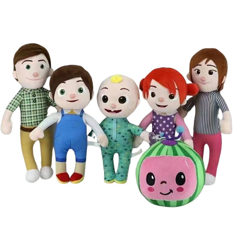 Cocomelon Family Plushie Set – Pack of 6 Adorable Characters