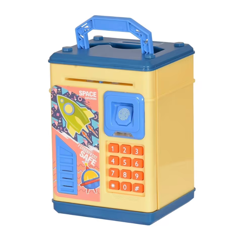 Electric Fingerprint Money Box Smart Savings Toy for Kids