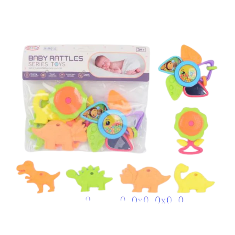 Baby Rattle Series – Fun & Colorful Sensory Toys for Infants