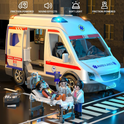 Doloowee Rescue Ambulance Toy Truck – Realistic Emergency Vehicle for Kids