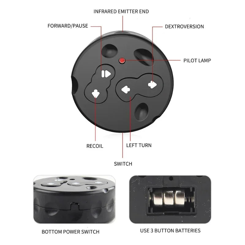 Realistic RC Snake Toy Slithering Remote-Controlled Fun for Kids & Pranks