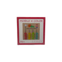 Children Wooden Color Matching Busy Board Mobile 4 COlor, Logic Game,Color and Shape Slide Matching