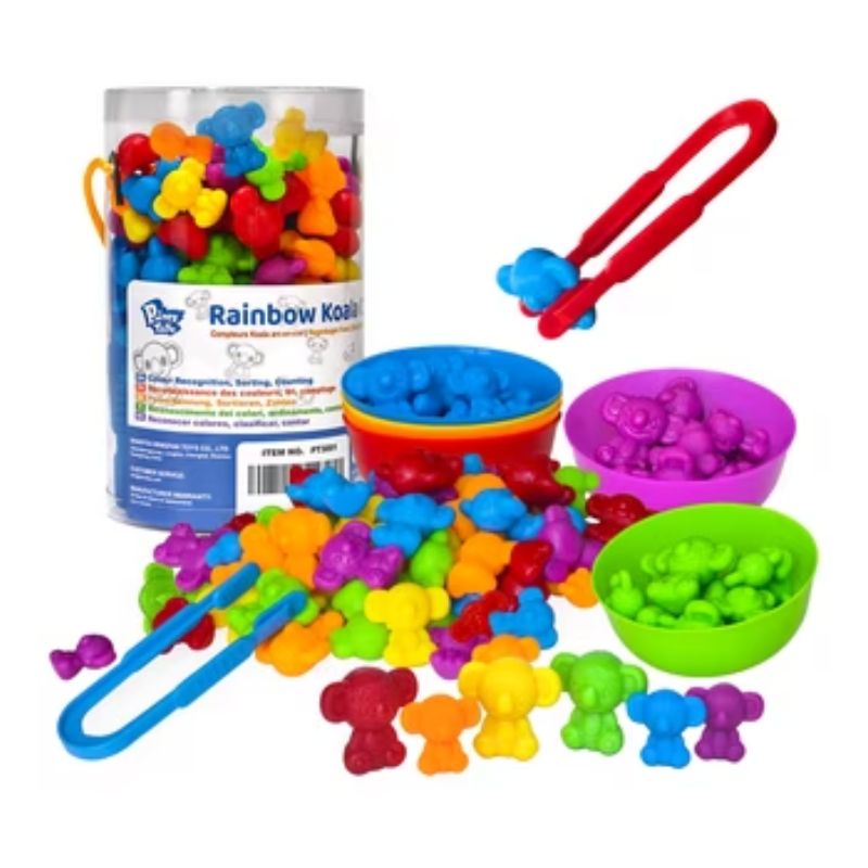 Educational Colour Sorting toy Dinosaurs 48 pieces (Assorted)