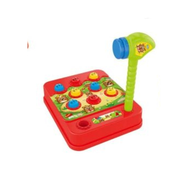 Classic Whack-A-Mole Arcade Game Toy with Squeaking Hammer – Brand New Kids Interactive Pounding Set
