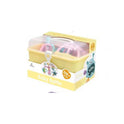 Little Tin Lok 7-Piece Baby Rattle & Teether Set with Storage Case – Brand New Newborn Sensory Gift Set