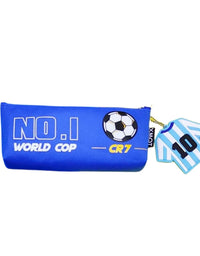 Soccer Pencil Case With T-shirt Keychain For Kids
