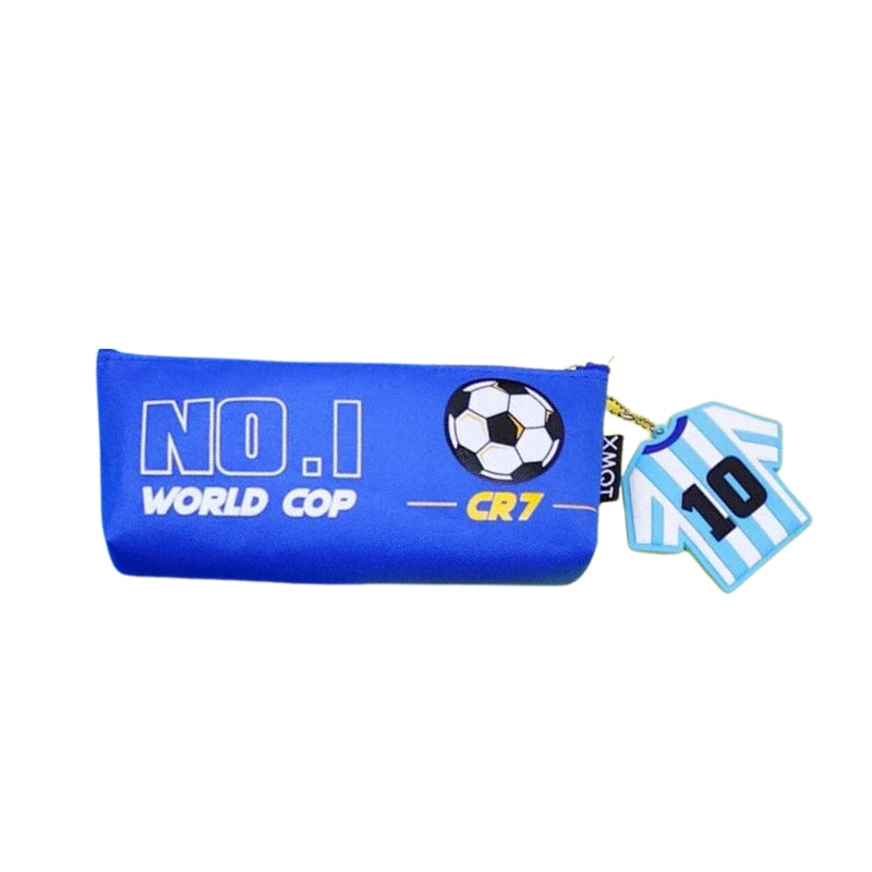 Soccer Pencil Case With T-shirt Keychain For Kids