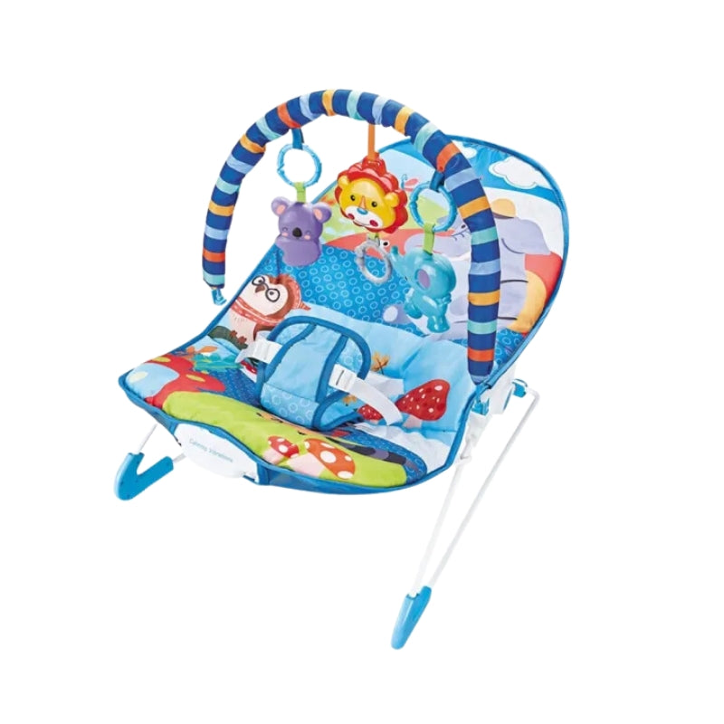 Baby Rocker With Safety Belt & Music Vibration Mode