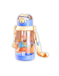 3D Space 16 Inch School Bag & Blue Transparent Water Bottle (GB-2021) (Deal)
