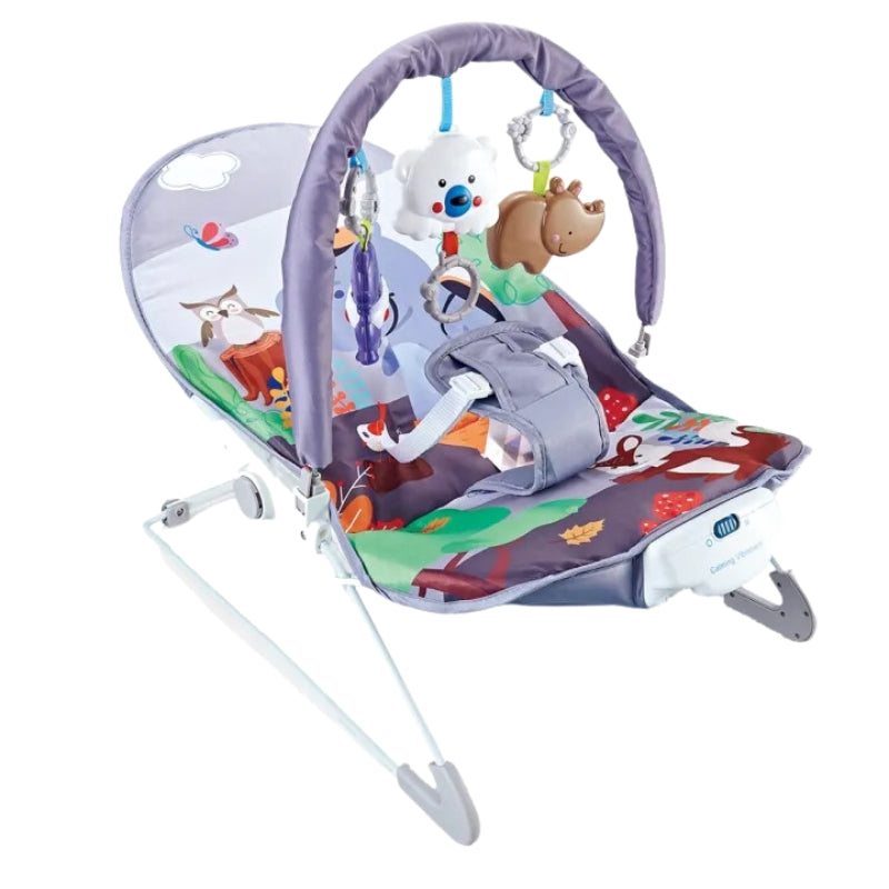 Baby Rocker With Safety Belt & Music Vibration Mode