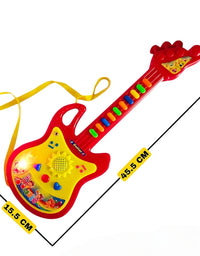 Musical Guitar With Mic And Lights Toy For Kids
