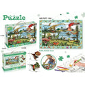 Dinosaur Theme Puzzle For Kids