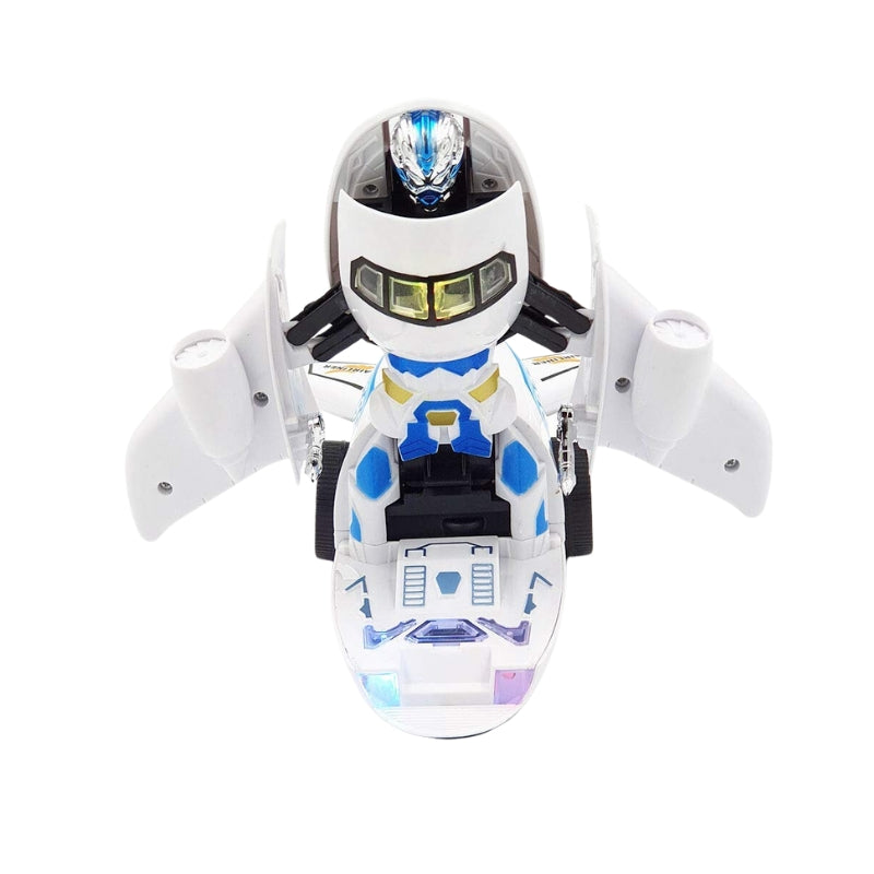 2 In 1 Transformer Airbus Robot Toy With Light And Music For Kids