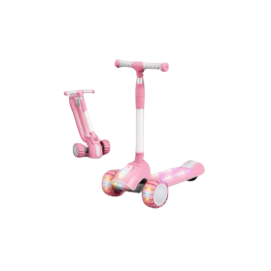 Kids Lighting Music Foldable Scooty