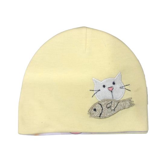 Adorable Cat Design Baby Caps – Soft & Stylish Cap for Kids