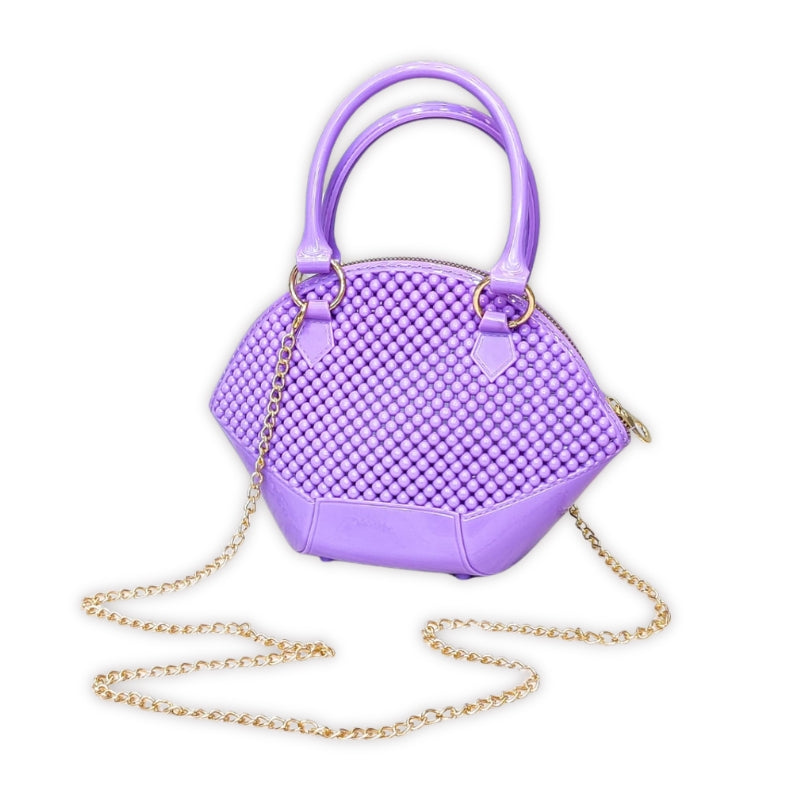 Trendy Textured Handbag with Chain Strap – Elegant & Stylish