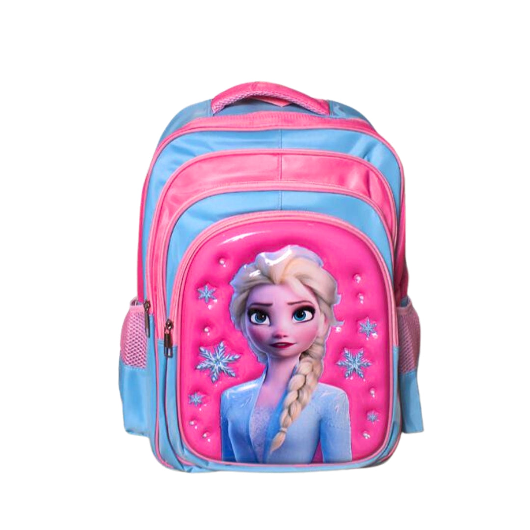 3D (16) Inches Trolley School Bag For Girls