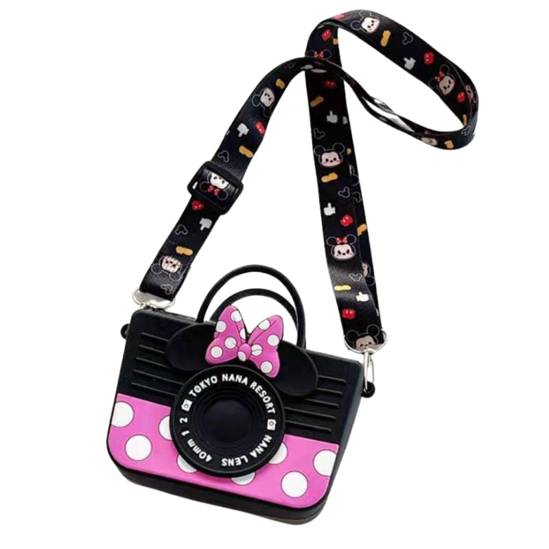 Adorable Camera-Shaped Mini Crossbody Bag for Kids – Stylish & Fun Design