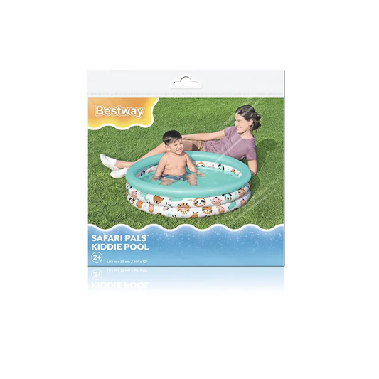Bestway Safari Pals Round Inflatable Pool 40" x 10" (Model 51008)