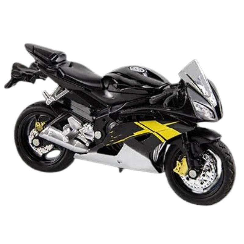 Yamaha R6 Die-Cast Alloy Bike Toy For Kids (Black)