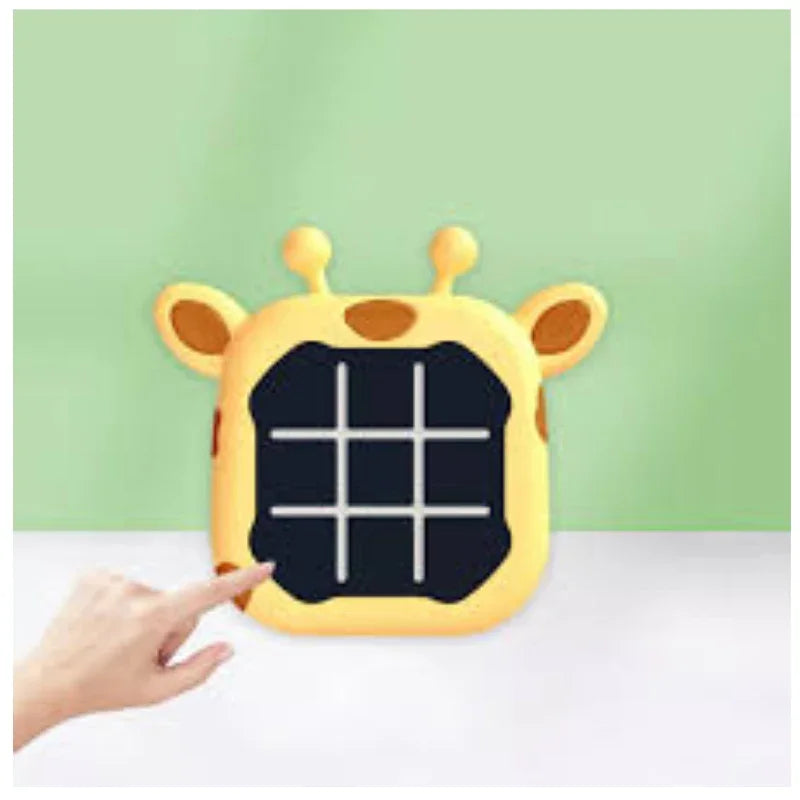 Giraffe Game Time! 2-in-1 Tic Tac Toe & Digital Fun for Kids