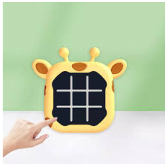 Giraffe Game Time! 2-in-1 Tic Tac Toe & Digital Fun for Kids