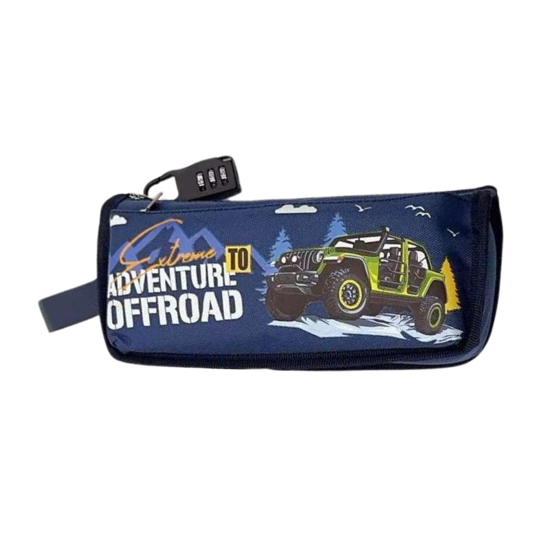 Adventure To Off-Road Pencil Box For Boys