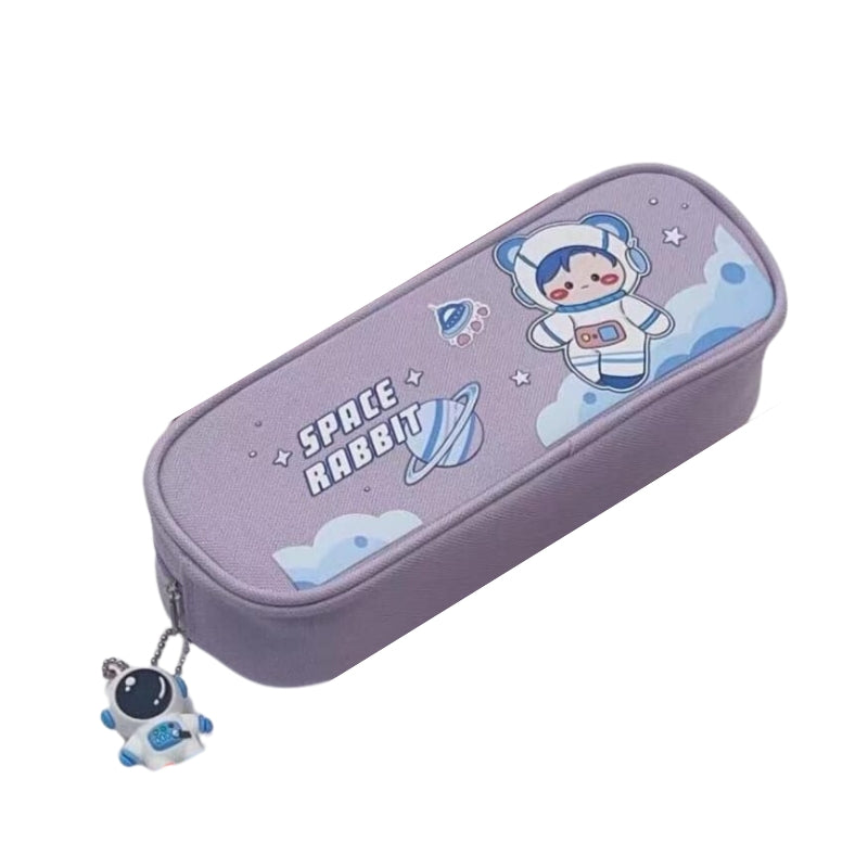 Space Rabbit Pencil Box For Girls