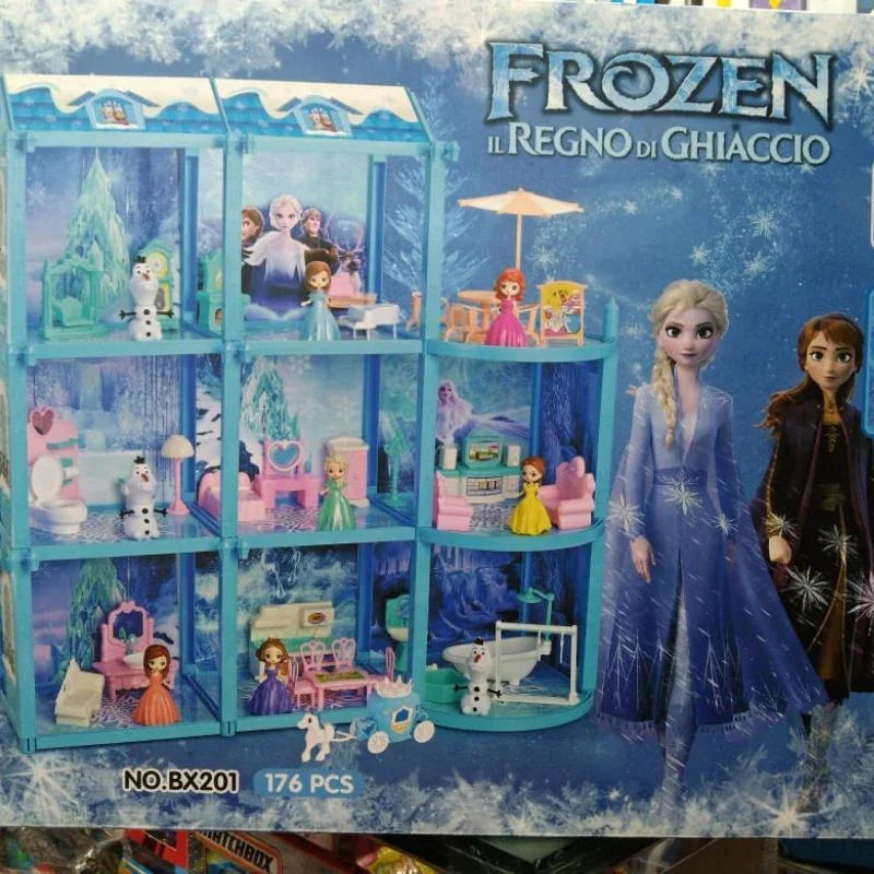 HOT House Elsa Frozen Toys Elsa Doll House Elsa Castle Playset