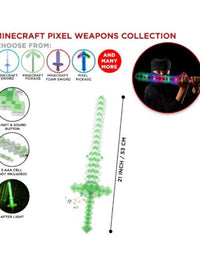 Minecraft 11 Lights IC Pixel Grid Sword
