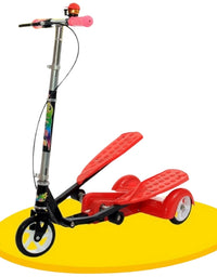 3 Wheels Folding Dual Pedals Wings Scooter For Kids
