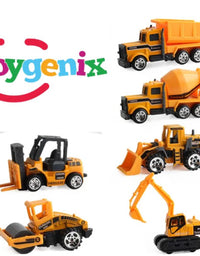 Construction Vehicles Set 6-Piece Toy Build, Play, and Explore
