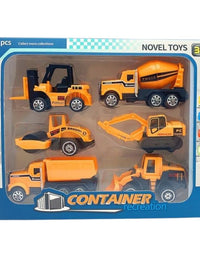 Construction Vehicles Set 6-Piece Toy Build, Play, and Explore
