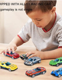 Speed into Fun with our 6-Piece Pull Back Racer Car Toy Set

