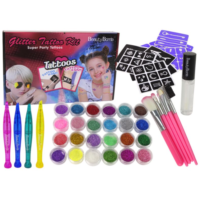 Glitter Tattoo Magic: Create Dazzling Designs with our Glitter Tattoo Kit